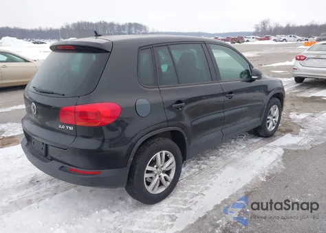 2013 Volkswagen Tiguan S z USA, uszkodzony, nr VIN WVGAV7AX6DW511835